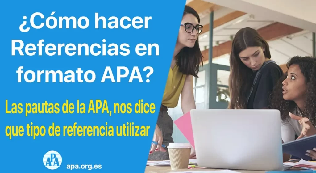 Cómo hacer Referencias en Formato APA - apa.org.es