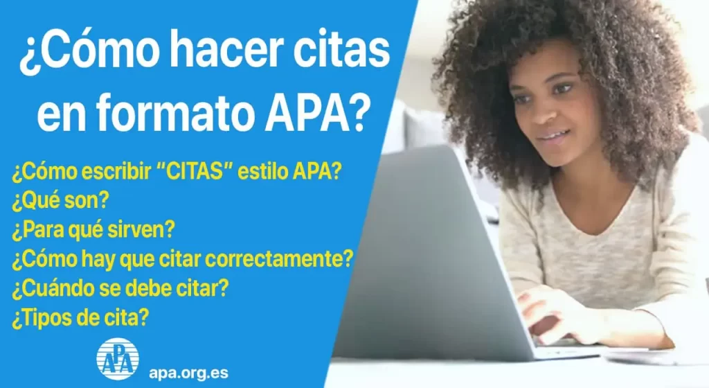 Cómo hacer citas en formato APA - apa.org.es