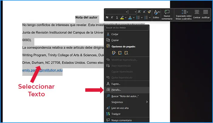 Formato APA: Sangría (Hacer un Formato APA en Word - Guía paso a paso) | apa.org.es